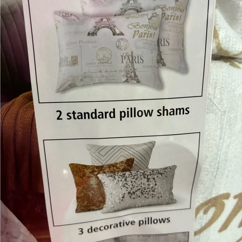 Paris comforter set